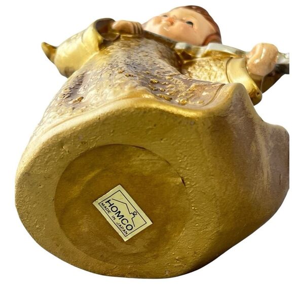 Vintage Christmas Angel Homco Japan Paper maché. Great Condition 9” MCM Holiday - Picture 3 of 4